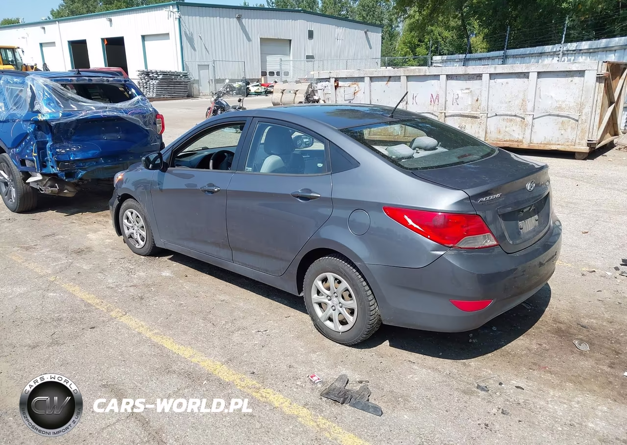2012 Hyundai Accent Gls VIN:KMHCT4AE8CU189589 - 3