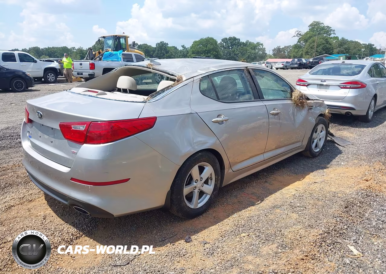 2014 Kia Optima Lx VIN:KNAGM4A7XE5508652 - 4