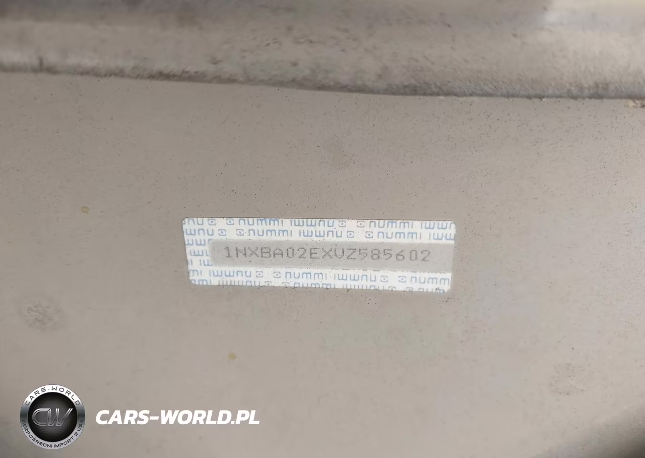 1997 Toyota Corolla Std VIN:1NXBA02EXVZ585602 - 9
