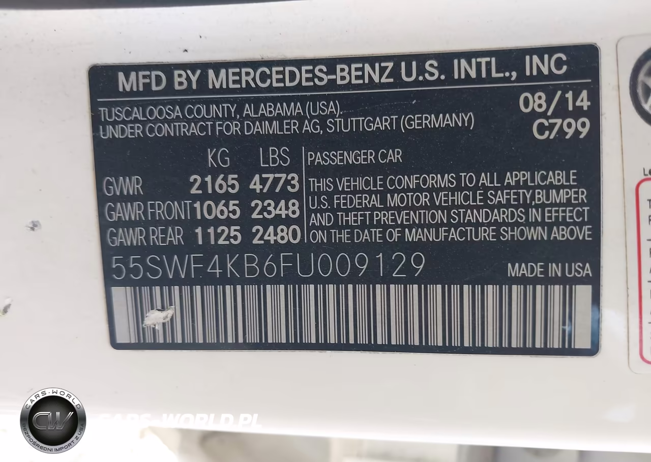2015 Mercedes-Benz C 300 Sport 4Matic VIN:55SWF4KB6FU009129 - 9