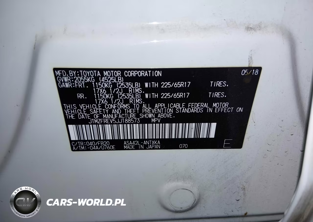 2018 Toyota Rav4 Le VIN:JTMZFREV5JJ188573 - 9