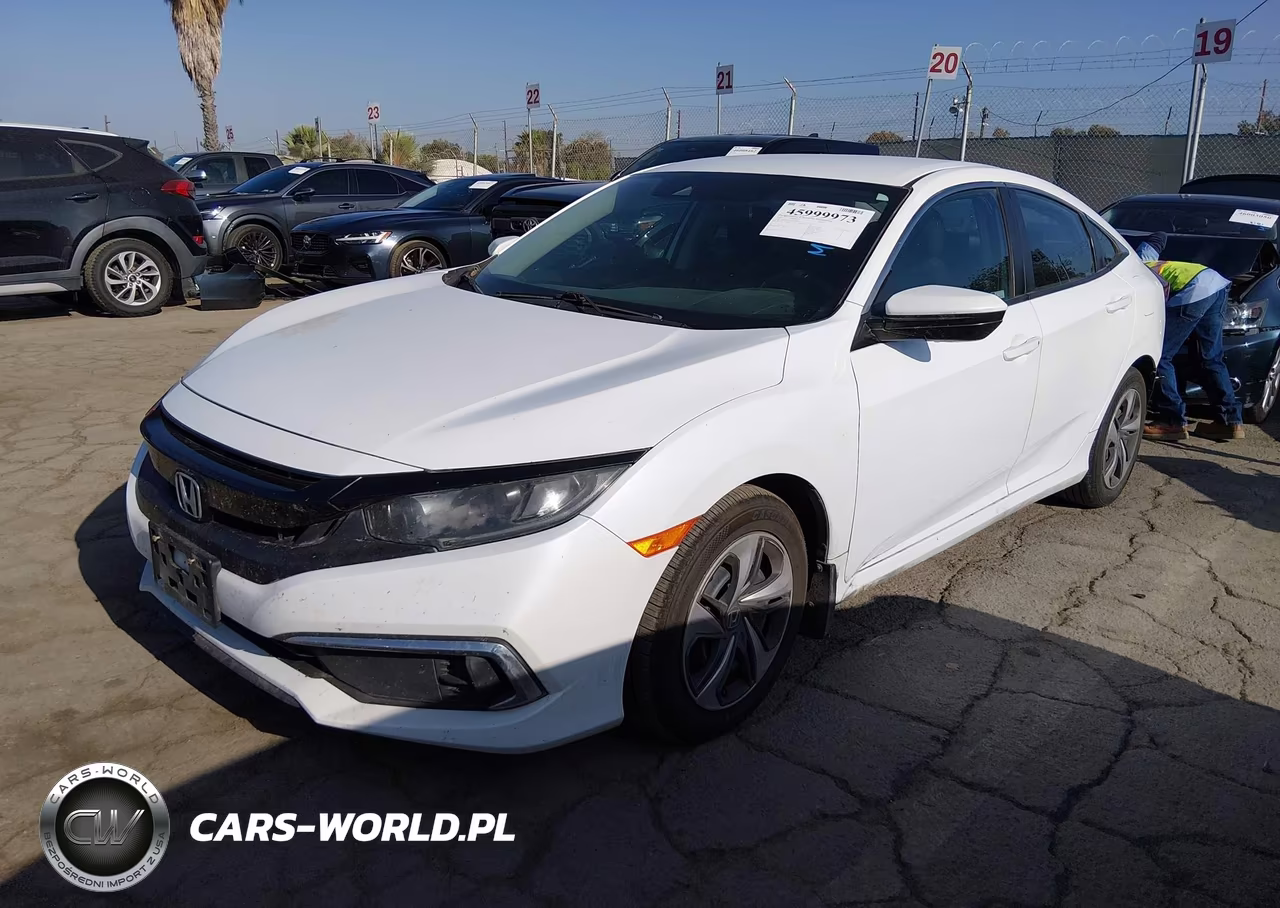 2020 Honda Civic Lx VIN:2HGFC2F63LH544695 - 2