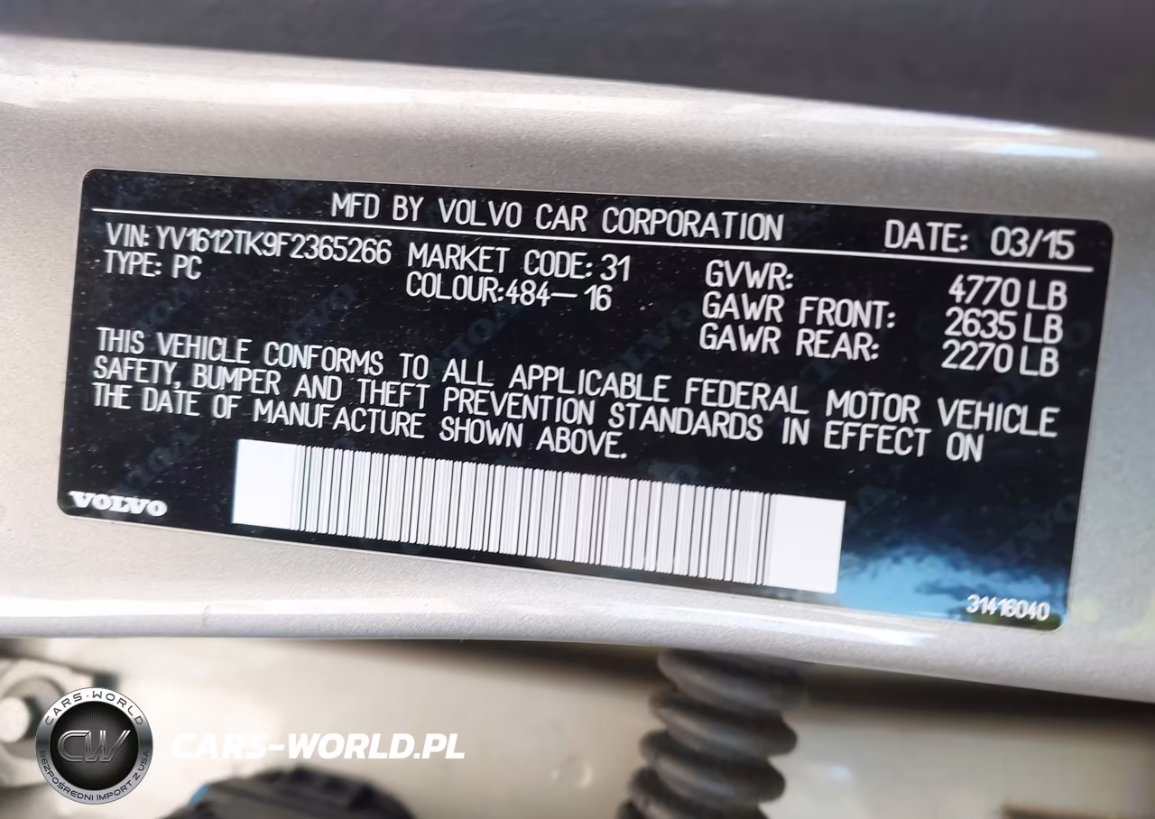 2015 Volvo S60 T5 Premier VIN:YV1612TK9F2365266 - 9