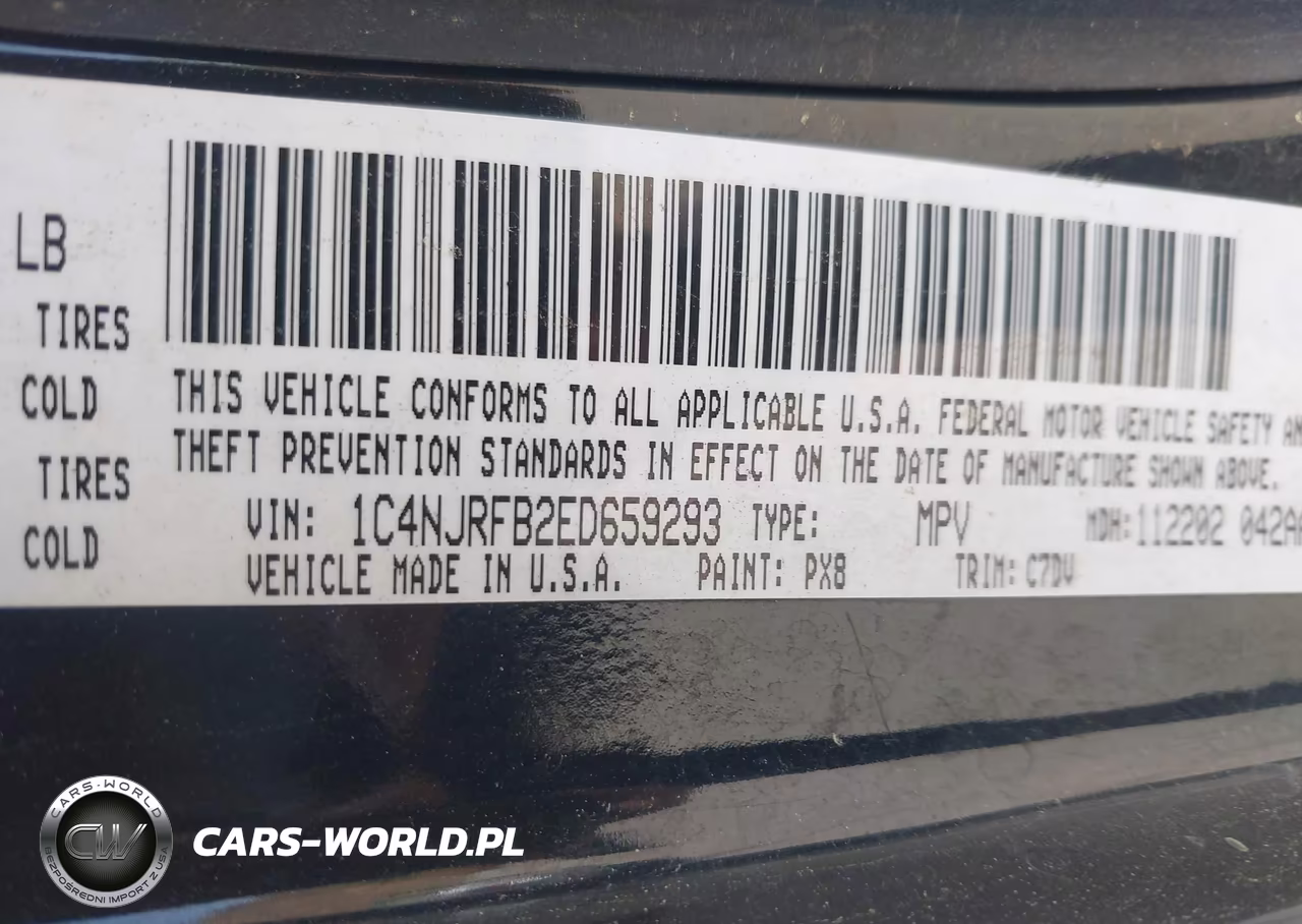 2014 Jeep Patriot Latitude VIN:1C4NJRFB2ED659293 - 9