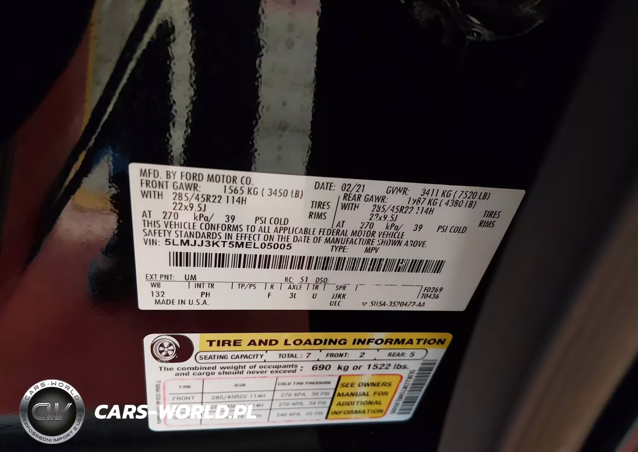 2021 Lincoln Navigator Reserve L VIN:5LMJJ3KT5MEL05005 - 9