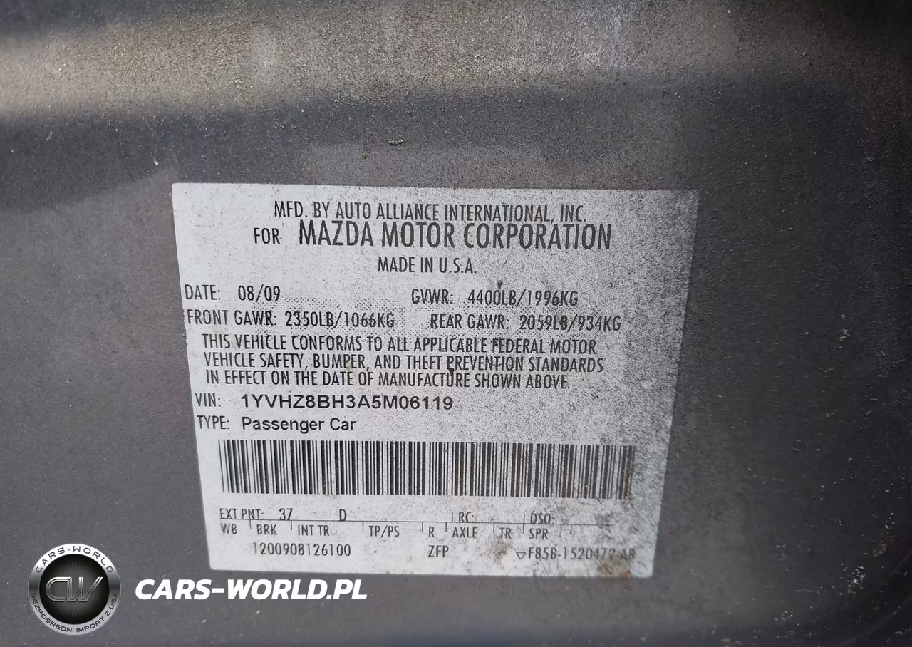 2010 Mazda Mazda6 I Sport VIN:1YVHZ8BH3A5M06119 - 9