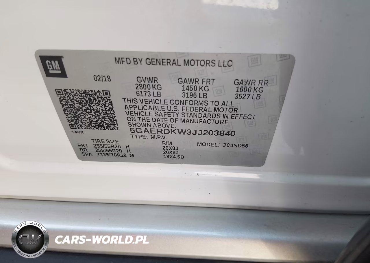 2018 Buick Enclave Avenir VIN:5GAERDKW3JJ203840 - 9