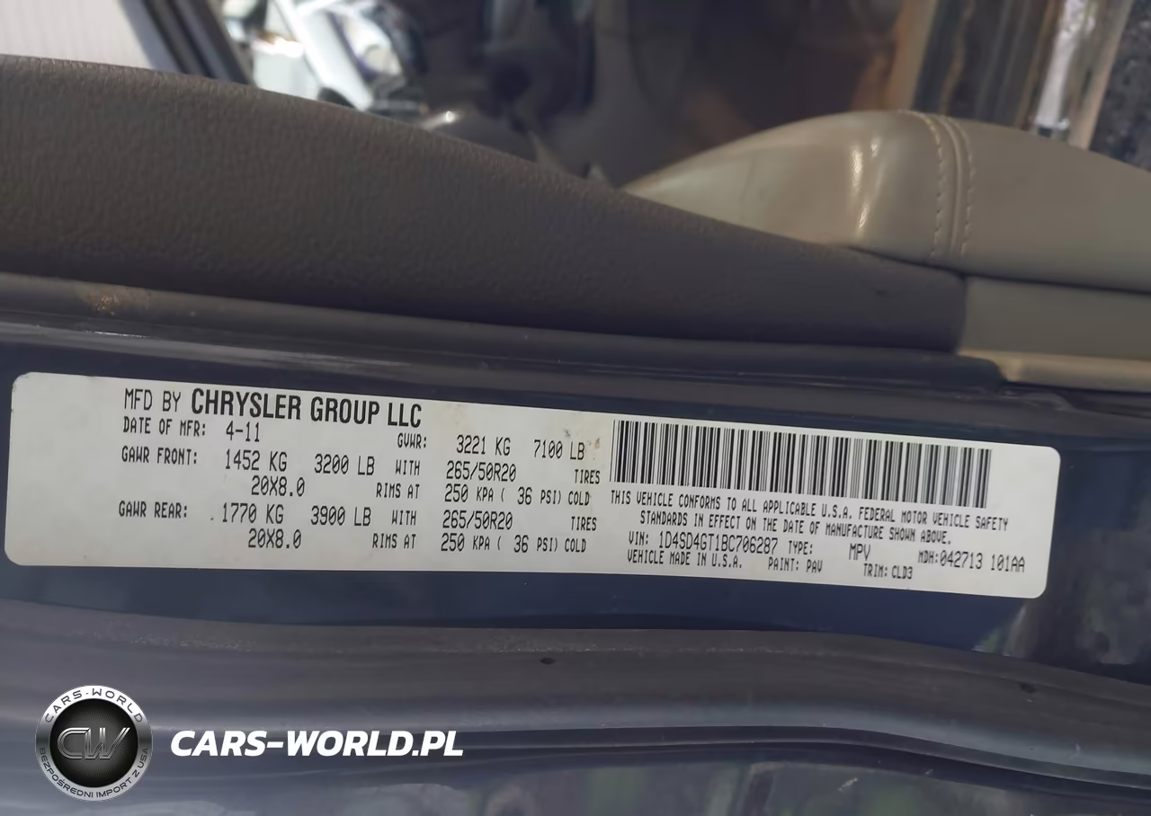 2011 Dodge Durango Crew VIN:1D4SD4GT1BC706287 - 9