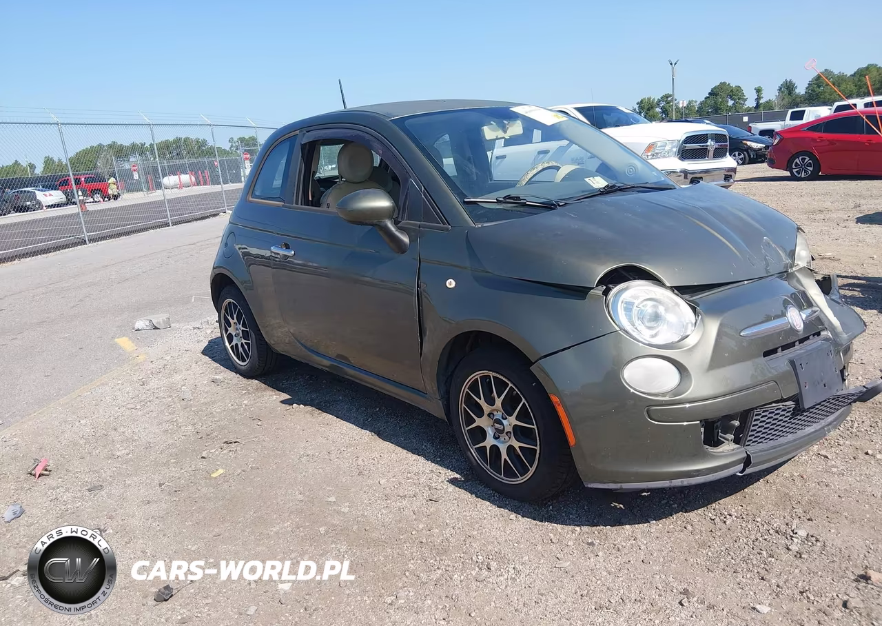 2012 Fiat 500 Pop VIN:3C3CFFAR4CT335978 - 1
