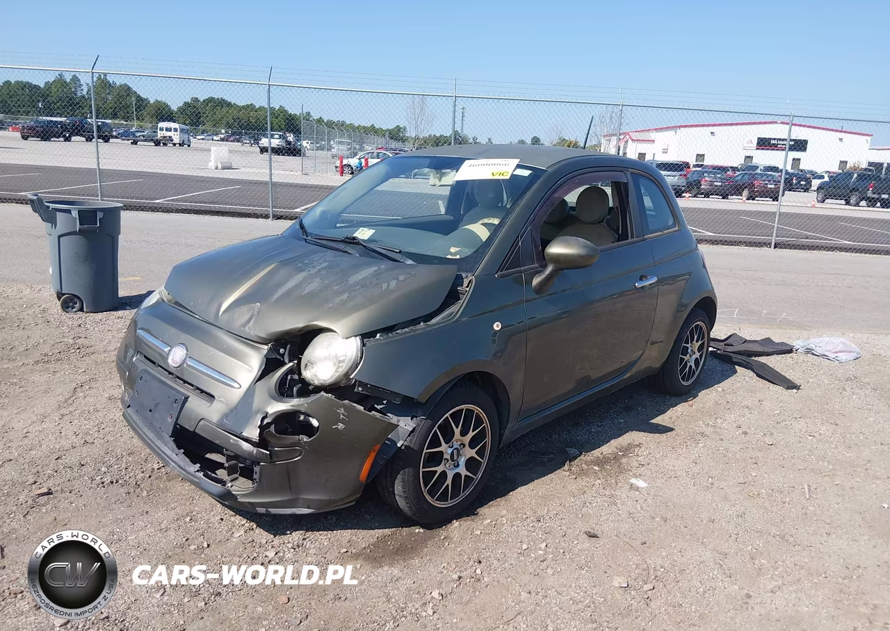 2012 Fiat 500 Pop VIN:3C3CFFAR4CT335978 - 2