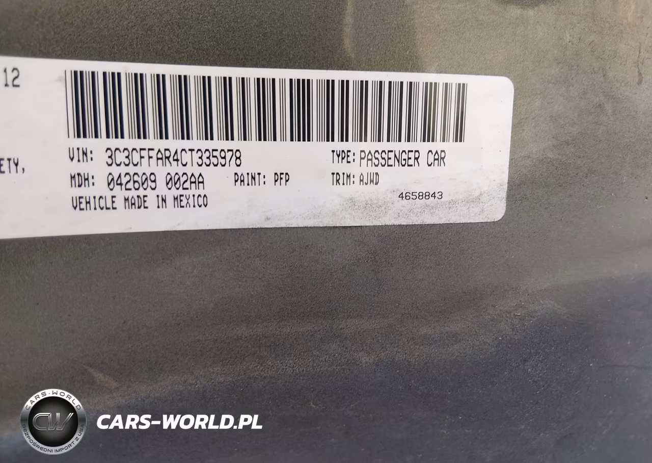 2012 Fiat 500 Pop VIN:3C3CFFAR4CT335978 - 9
