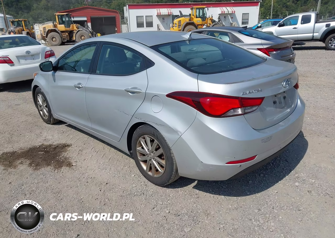 2014 Hyundai Elantra Se VIN:KMHDH4AE7EU140862 - 3
