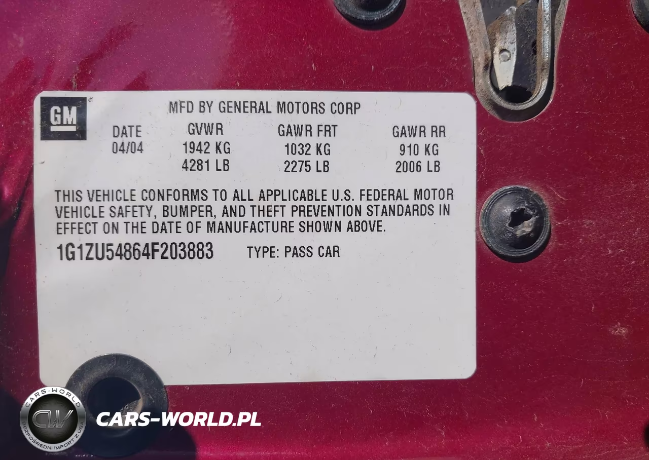 2004 Chevrolet Malibu Lt VIN:1G1ZU54864F203883 - 9