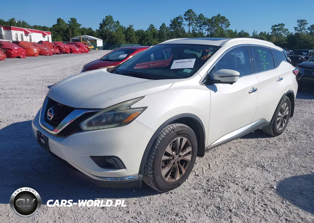 2018 Nissan Murano Sl VIN:5N1AZ2MG4JN117058 - 2