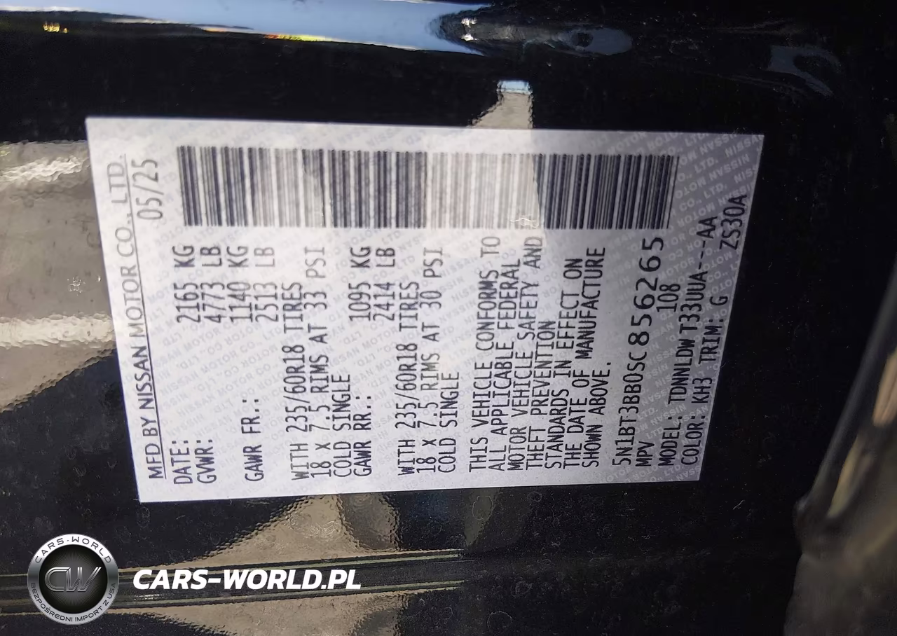 2025 Nissan Rogue Sv Intelligent Awd VIN:5N1BT3BB0SC856265 - 9