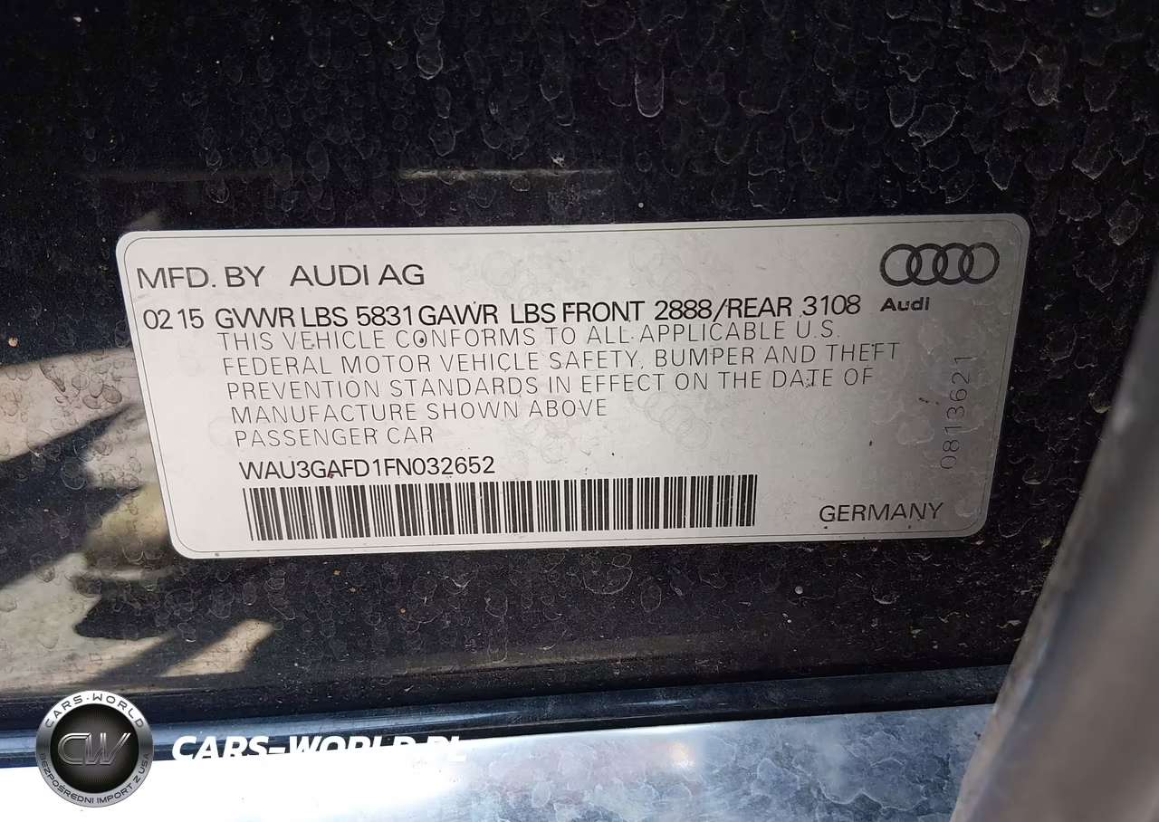 2015 Audi A8 L 3.0T VIN:WAU3GAFD1FN032652 - 9