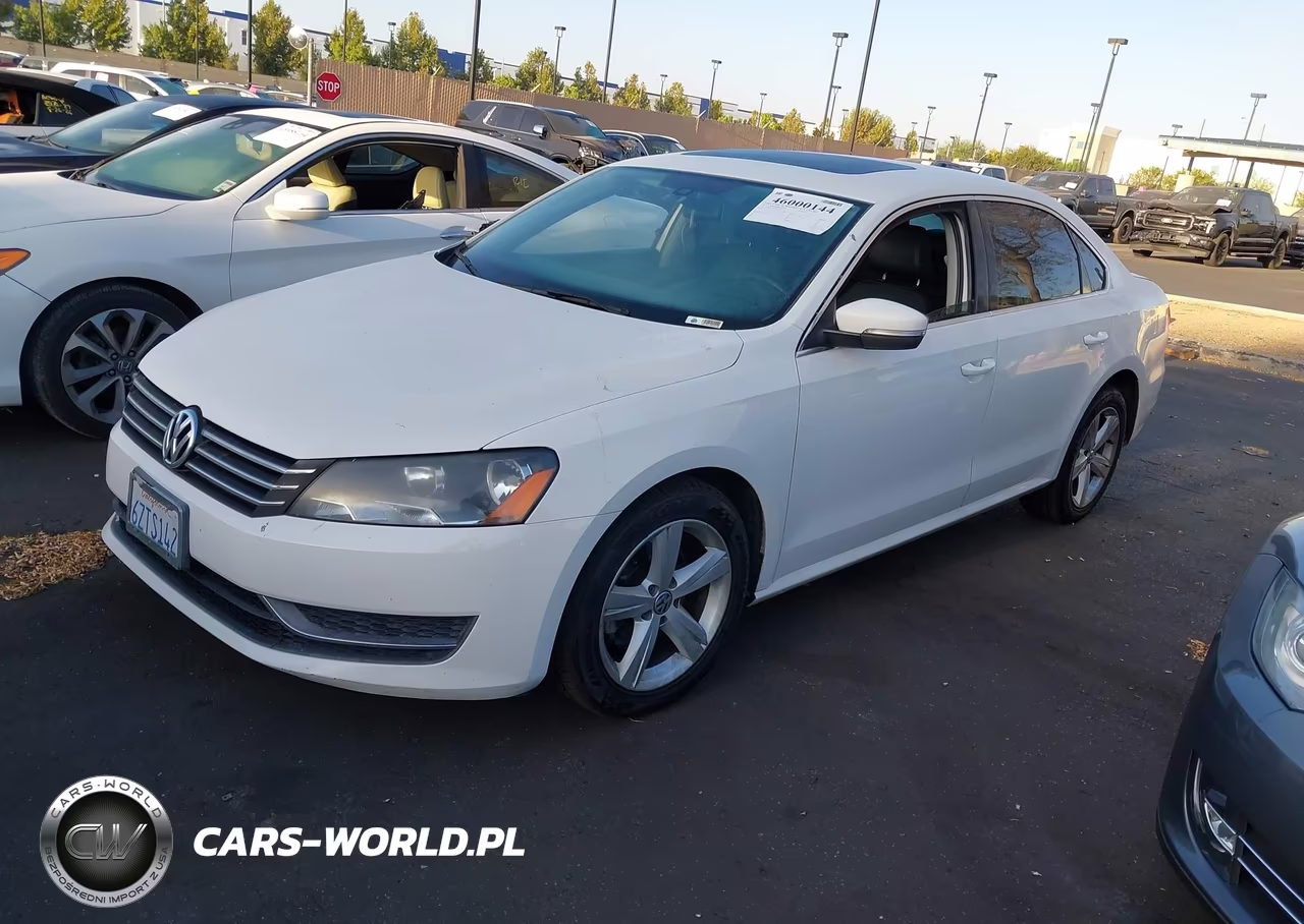 2013 Volkswagen Passat 2.5L Se VIN:1VWBP7A39DC113341 - 2