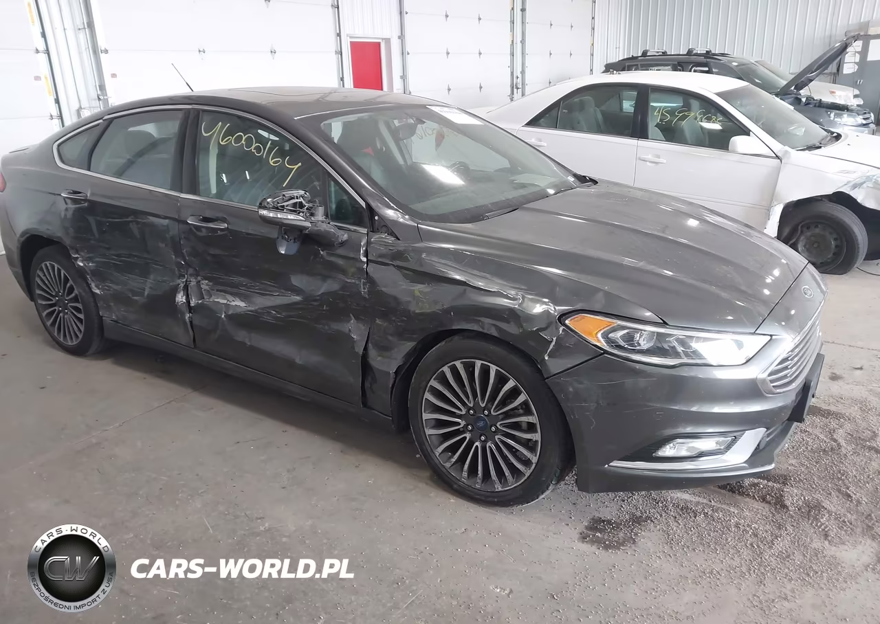 2017 Ford Fusion Titanium VIN:3FA6P0D91HR407843 - 1