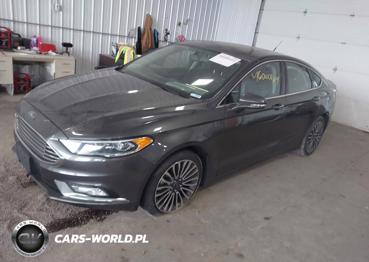 2017 Ford Fusion Titanium VIN:3FA6P0D91HR407843 - 2