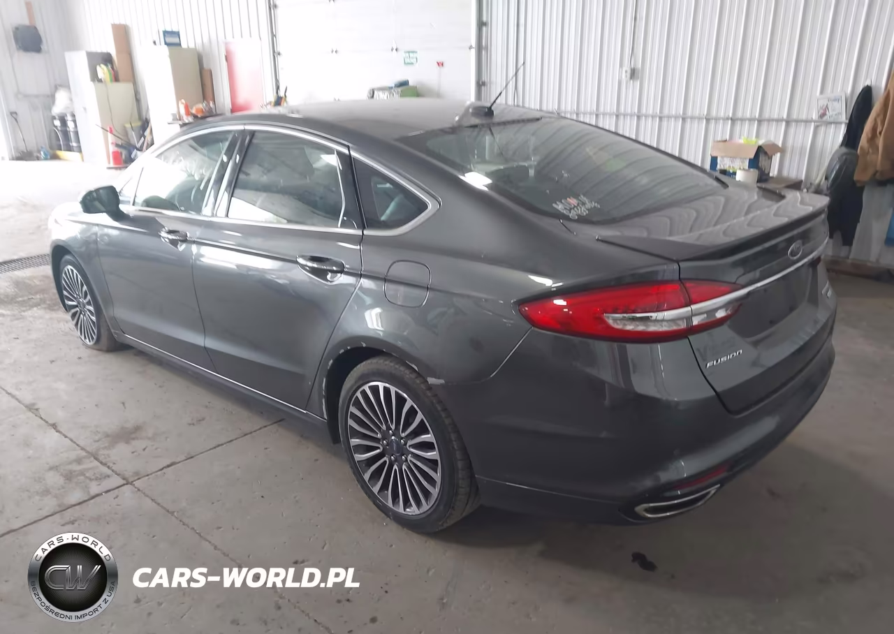 2017 Ford Fusion Titanium VIN:3FA6P0D91HR407843 - 3
