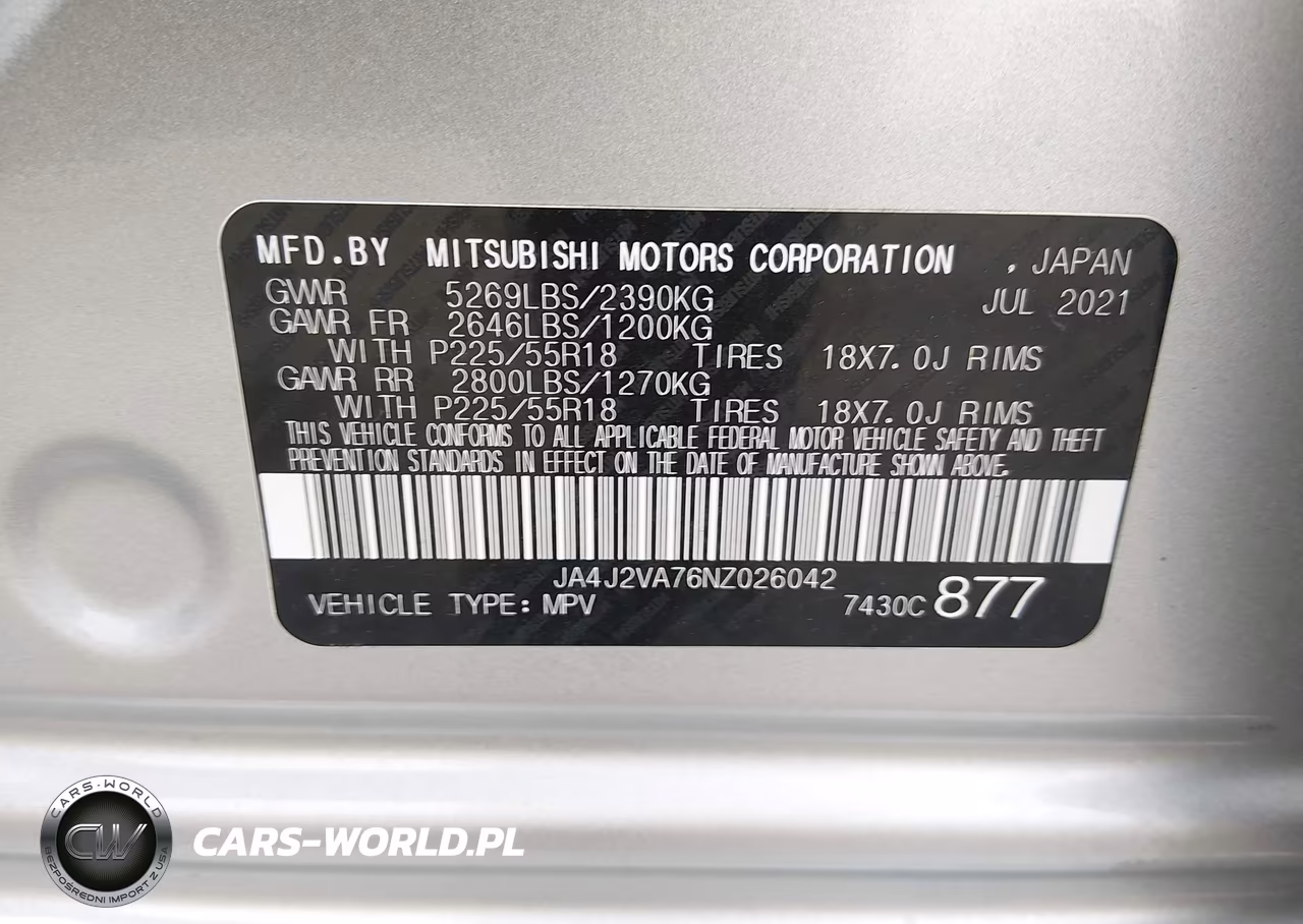 2022 Mitsubishi Outlander Phev Gt S-Awc-Le S-Awc-Sel S-Awc VIN:JA4J2VA76NZ026042 - 9