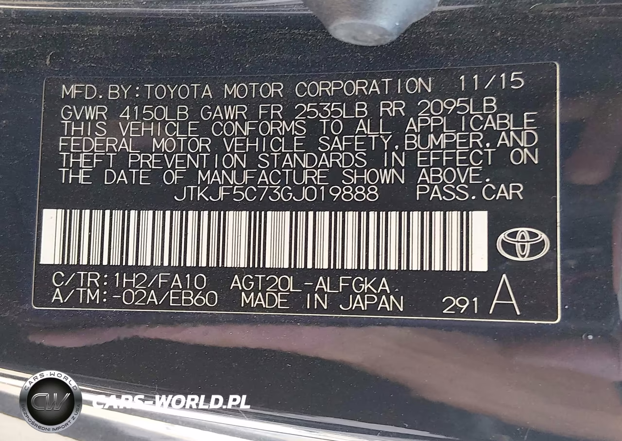 2016 Scion Tc VIN:JTKJF5C73GJ019888 - 9