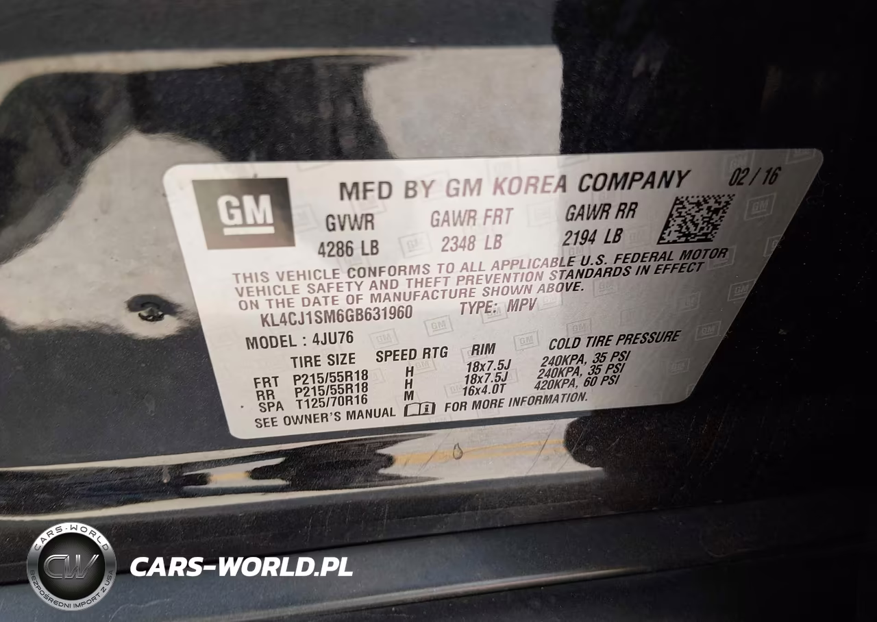 2016 Buick Encore Sport Touring VIN:KL4CJ1SM6GB631960 - 9