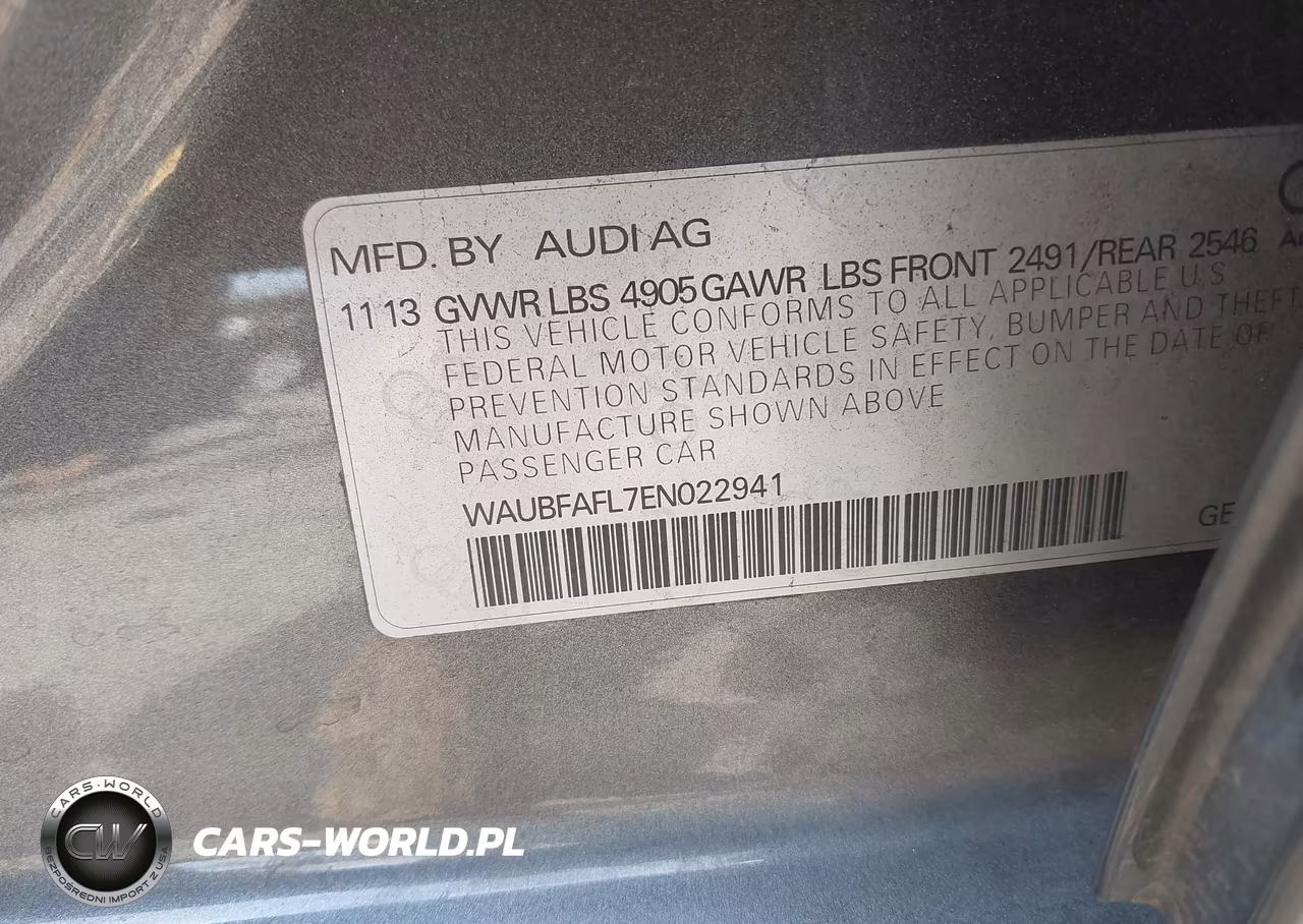 2014 Audi A4 2.0T Premium VIN:WAUBFAFL7EN022941 - 9