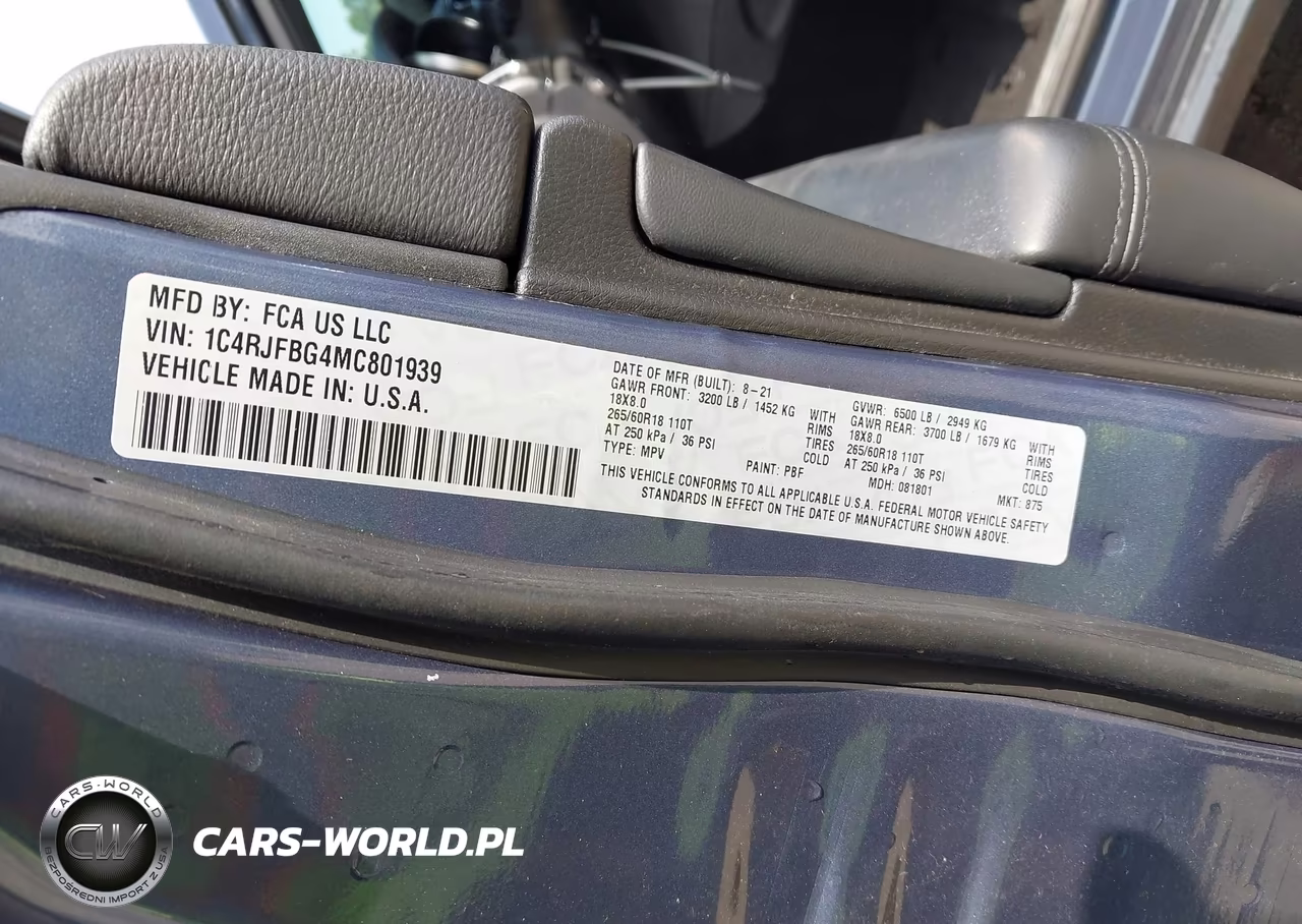 2021 Jeep Grand Cherokee Limited 4X4 VIN:1C4RJFBG4MC801939 - 9