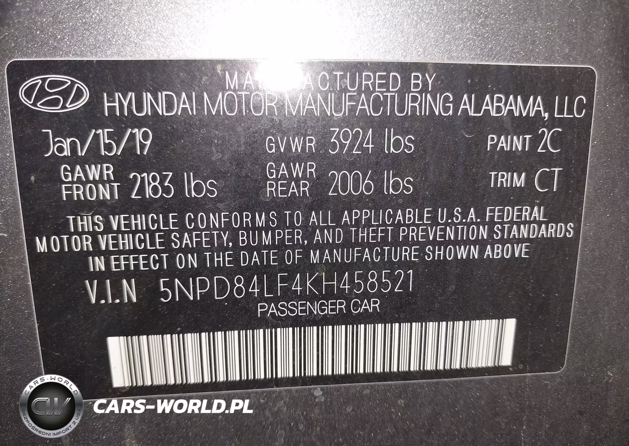 2019 Hyundai Elantra Sel-Value-Limited VIN:5NPD84LF4KH458521 - 9