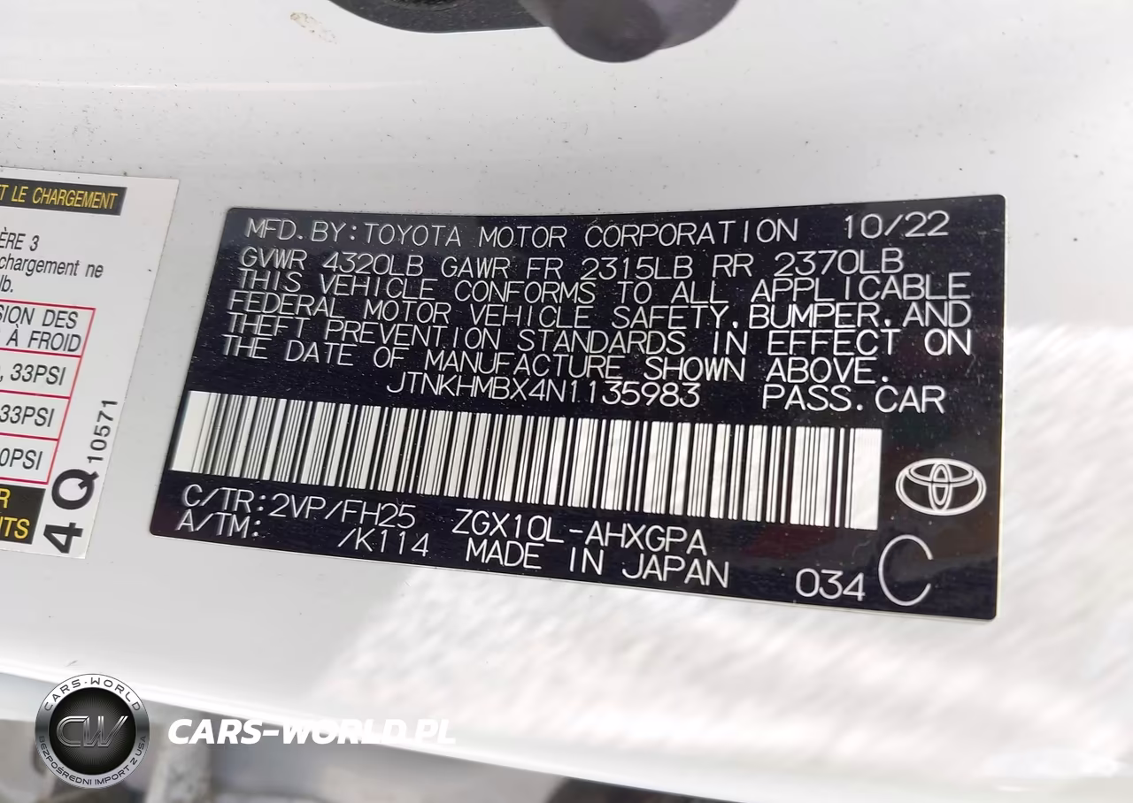 2022 Toyota C-Hr Nightshade Edition VIN:JTNKHMBX4N1135983 - 9