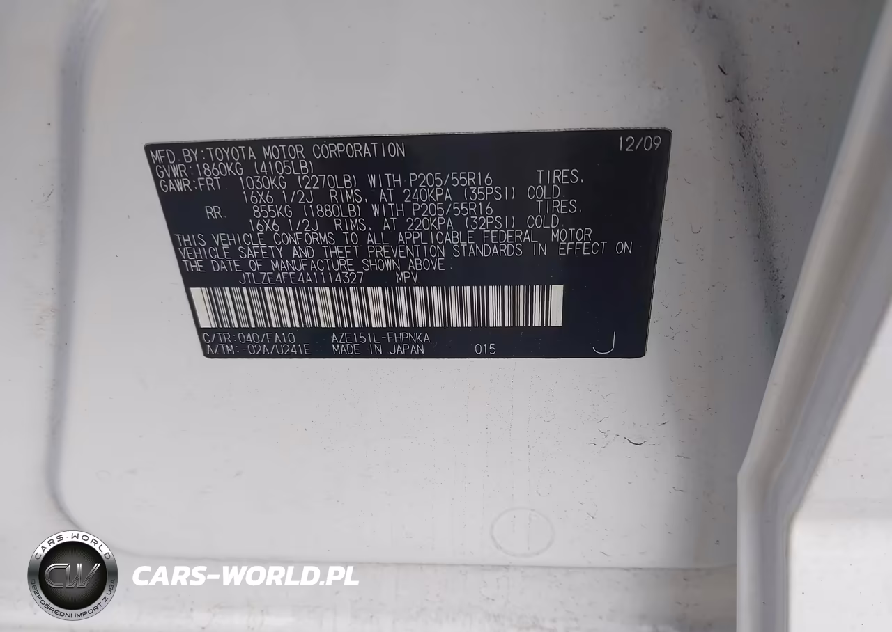 2010 Scion Xb VIN:JTLZE4FE4A1114327 - 9