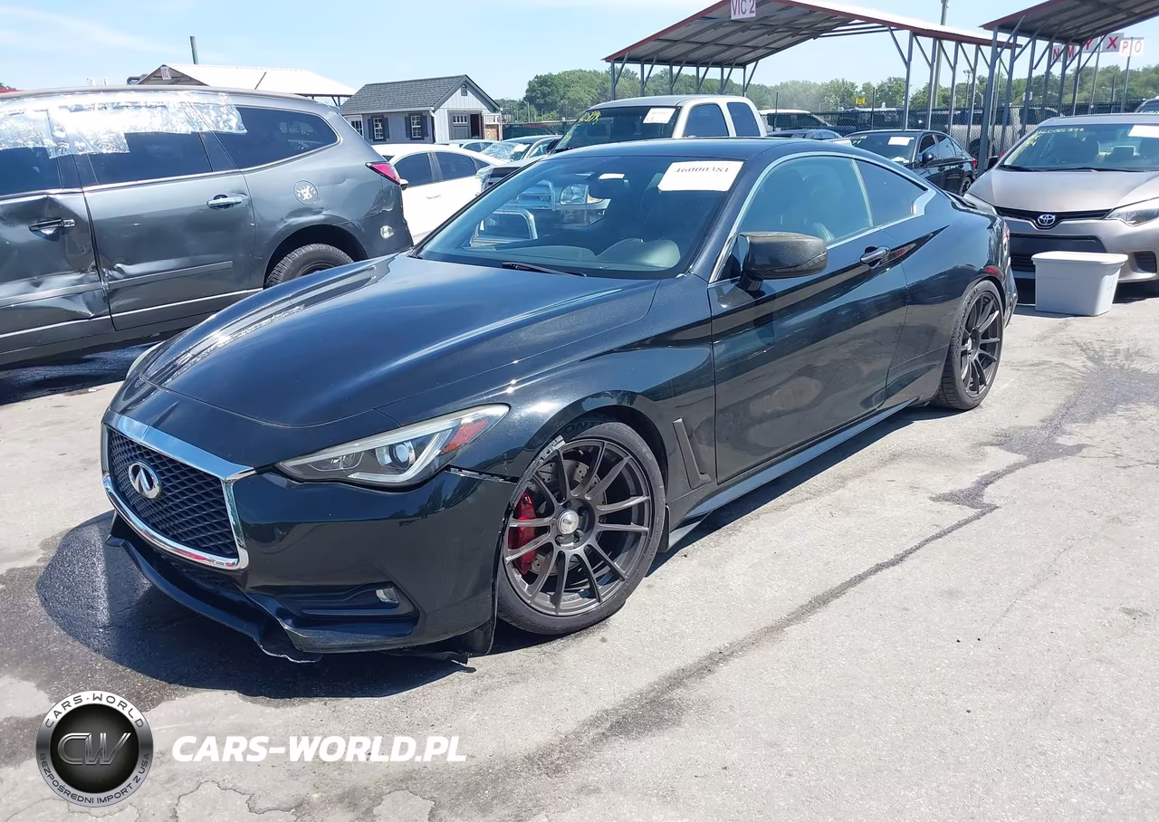 2017 Infiniti Q60 3.0T Red Sport 400 VIN:JN1FV7EL1HM700575 - 2