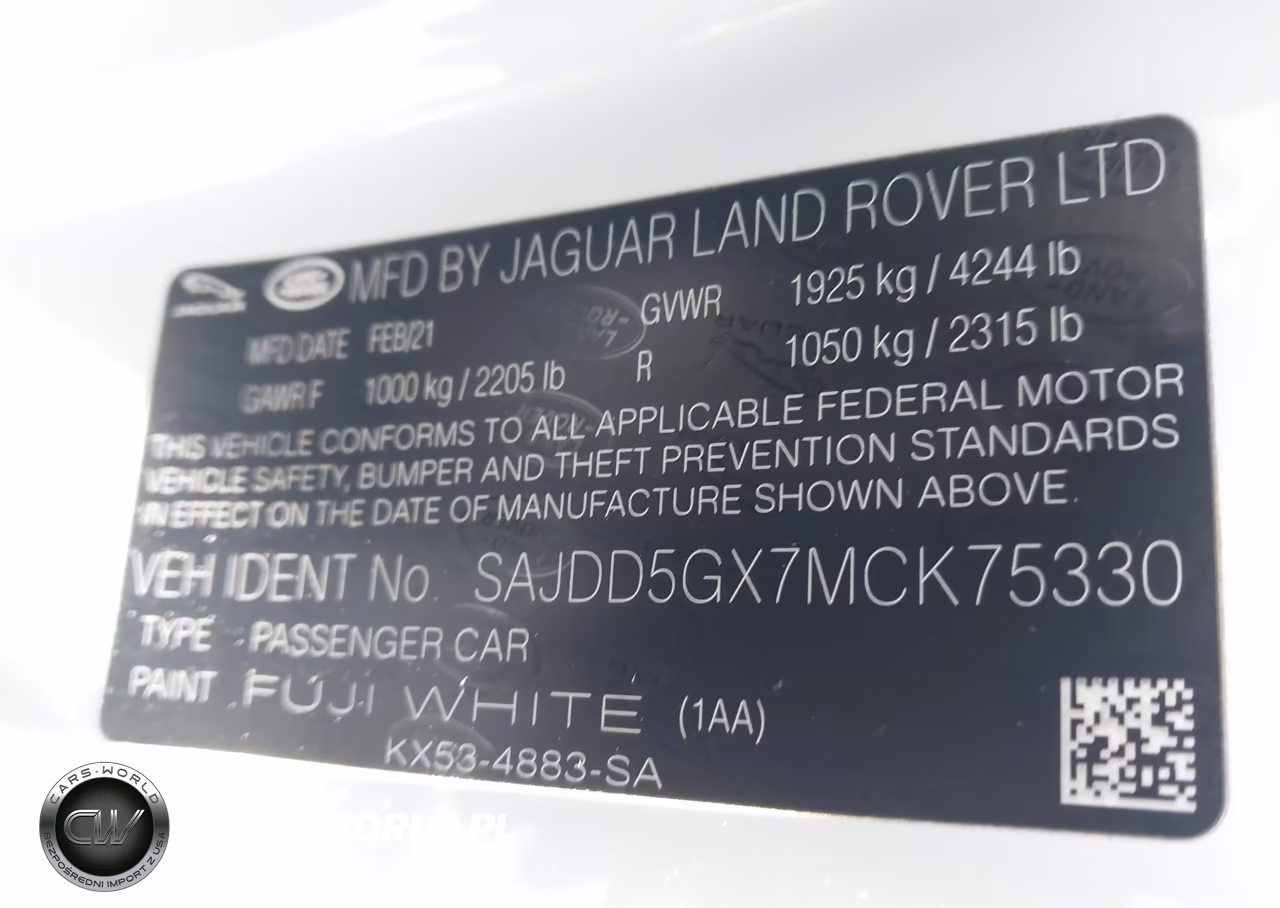 2021 Jaguar F-Type P300 Rwd Automatic VIN:SAJDD5GX7MCK75330 - 9
