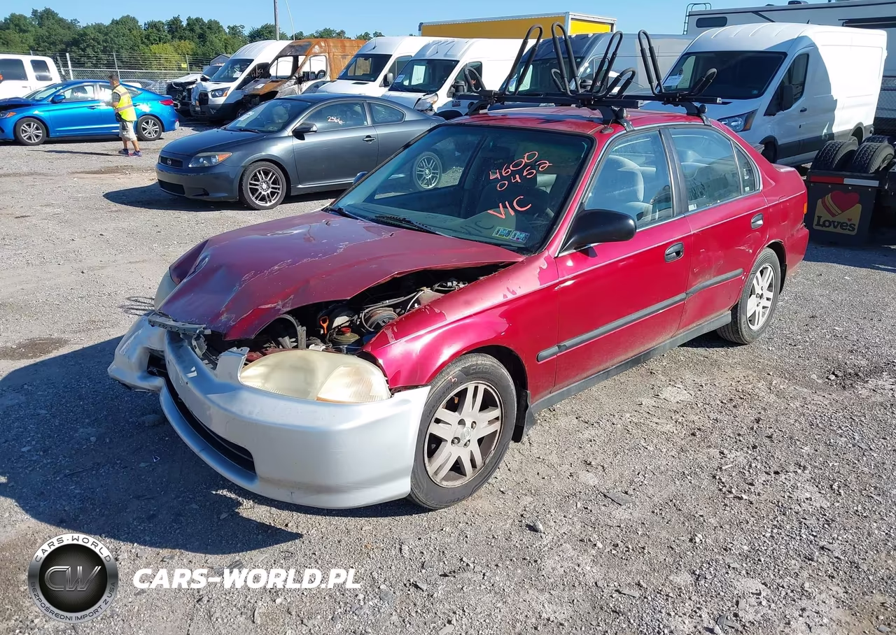 1998 Honda Civic Lx VIN:1HGEJ6678WL039907 - 2