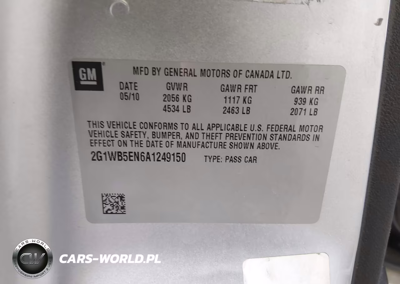 2010 Chevrolet Impala Lt VIN:2G1WB5EN6A1249150 - 9