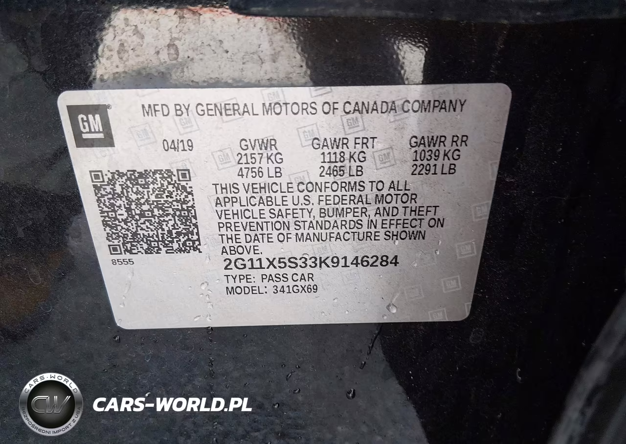 2019 Chevrolet Impala Ls VIN:2G11X5S33K9146284 - 9