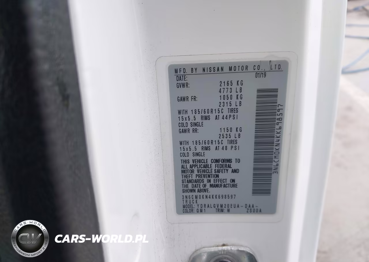 2019 Nissan Nv200 Sv VIN:3N6CM0KN4KK698597 - 9