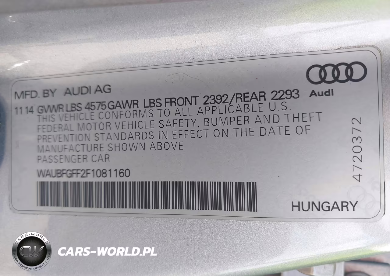 2015 Audi A3 2.0T Premium VIN:WAUBFGFF2F1081160 - 9