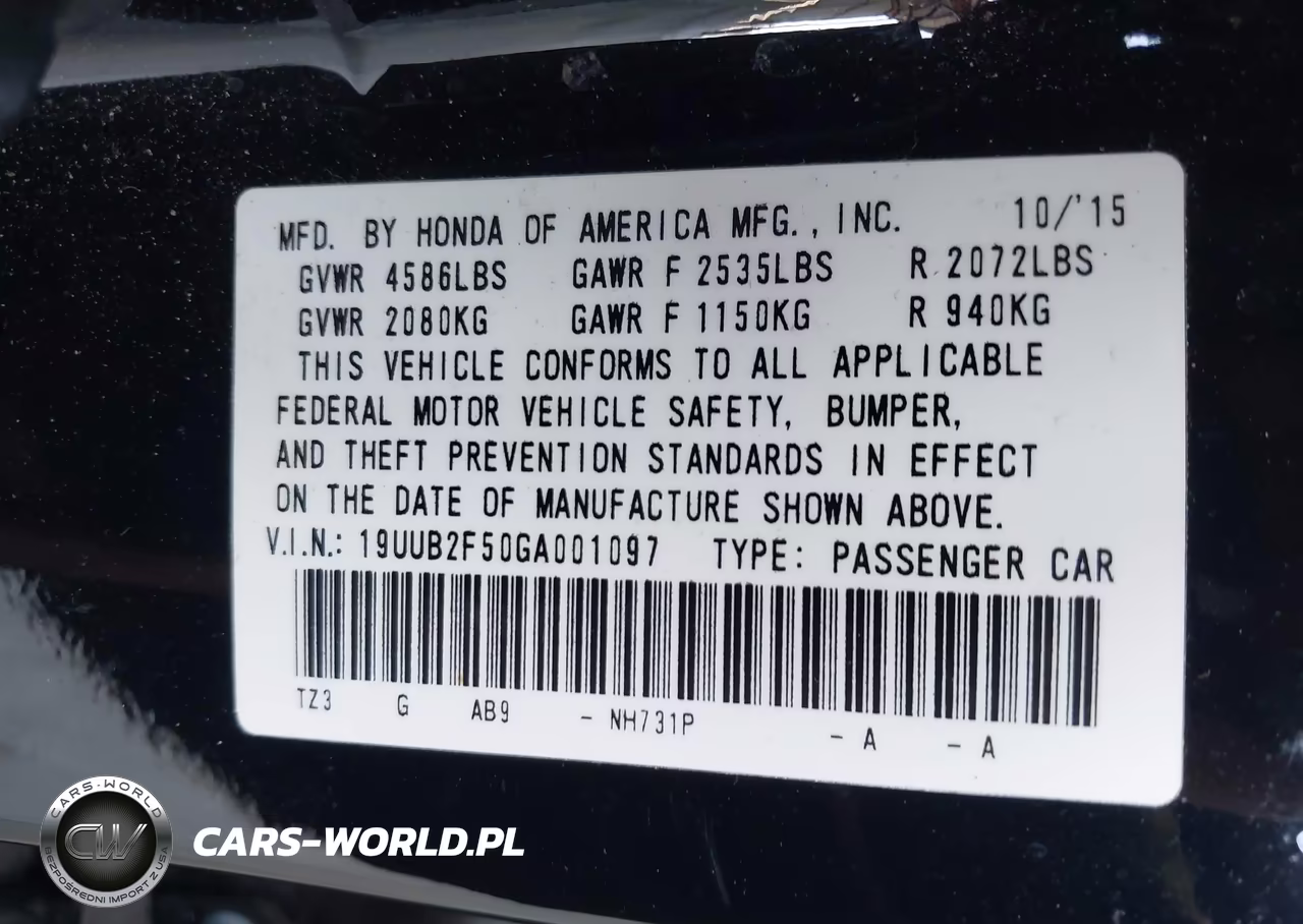 2016 Acura Tlx V6 Tech VIN:19UUB2F50GA001097 - 9