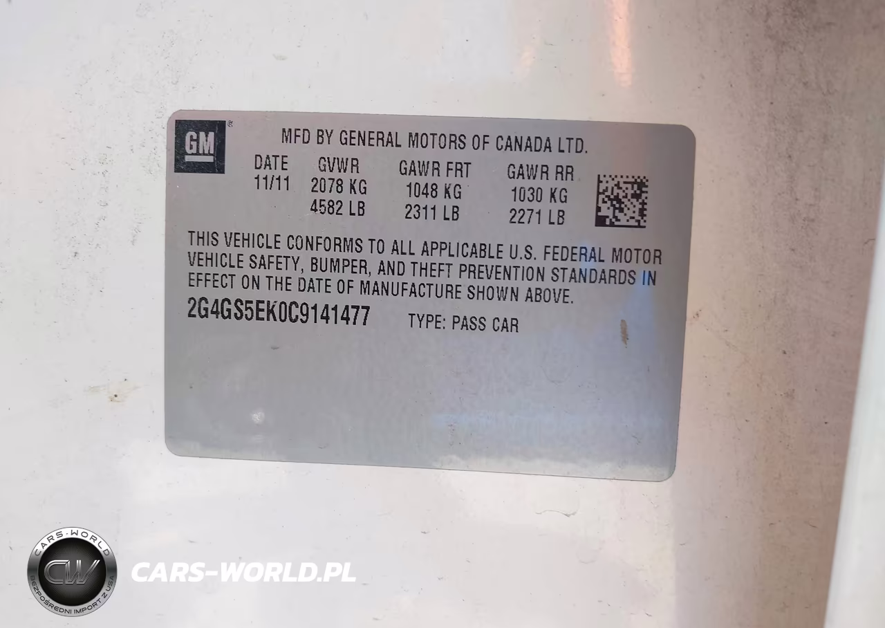 2012 Buick Regal Premium 1 VIN:2G4GS5EK0C9141477 - 9