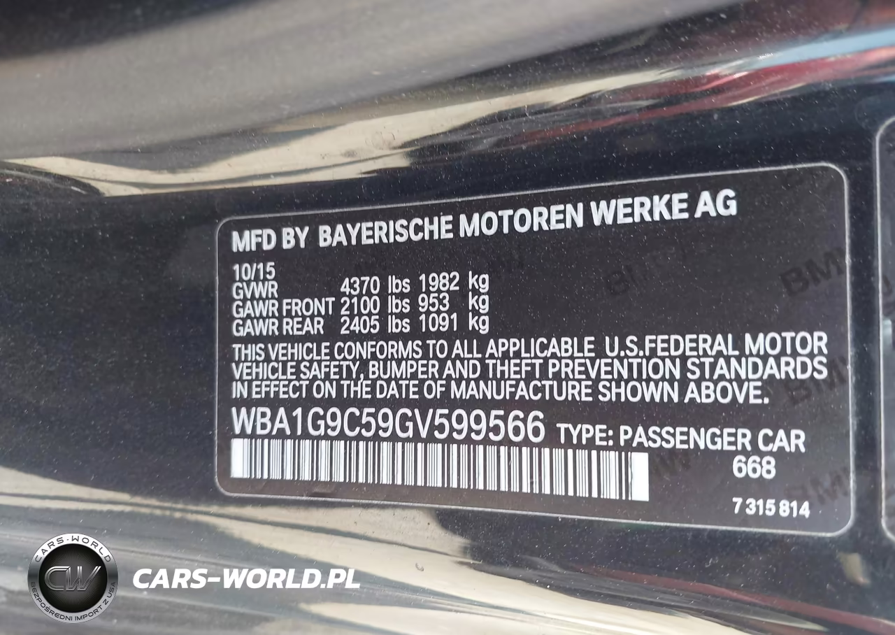 2016 BMW 228I xDrive VIN:WBA1G9C59GV599566 - 9