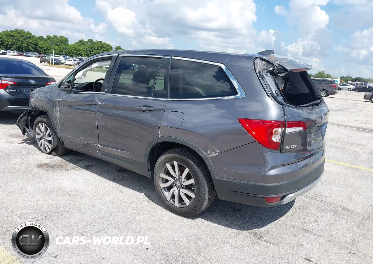 2021 Honda Pilot 2Wd Ex-L VIN:5FNYF5H53MB002525 - 3