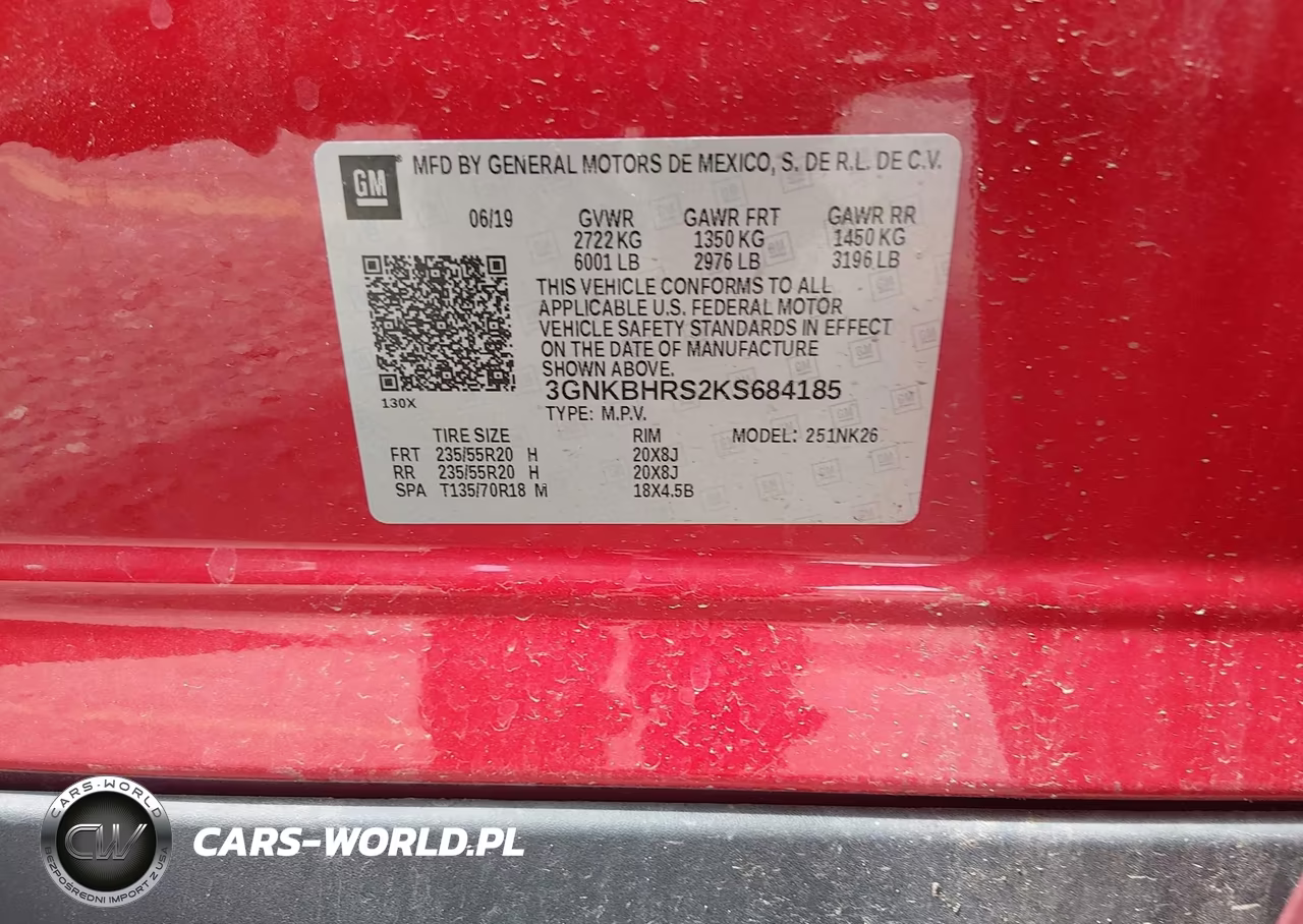 2019 Chevrolet Blazer VIN:3GNKBHRS2KS684185 - 9