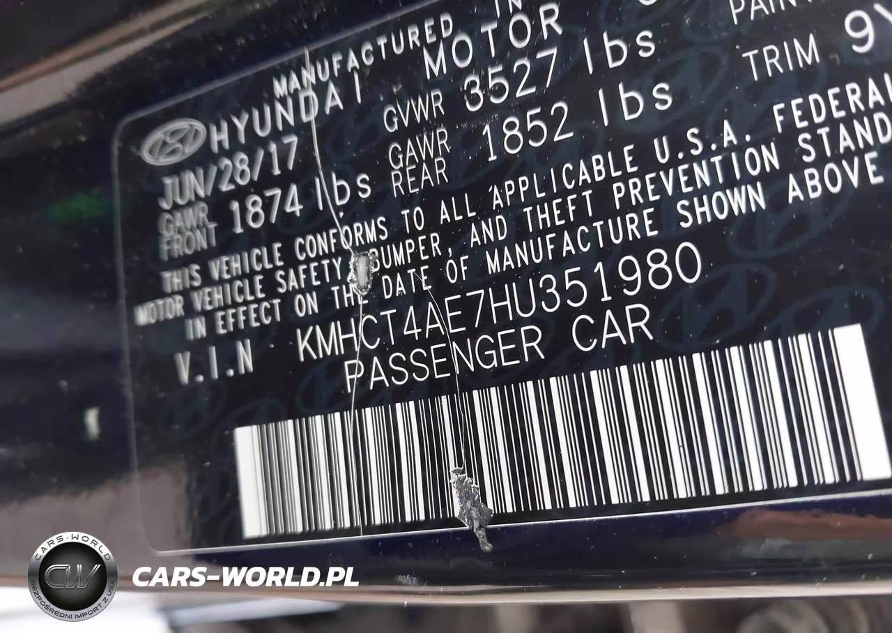 2017 Hyundai Accent Se VIN:KMHCT4AE7HU351980 - 9