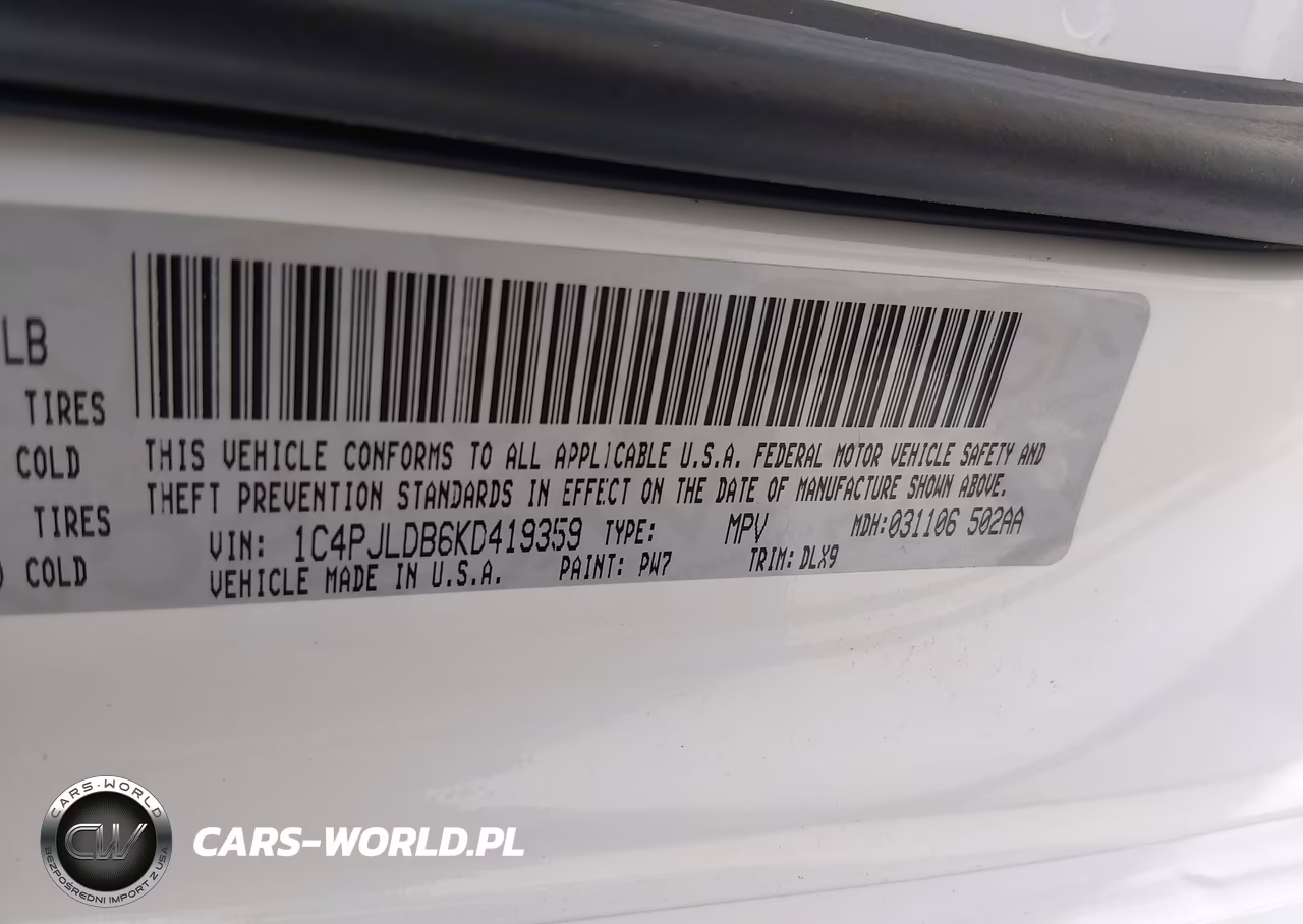 2019 Jeep Cherokee Limited Fwd VIN:1C4PJLDB6KD419359 - 9