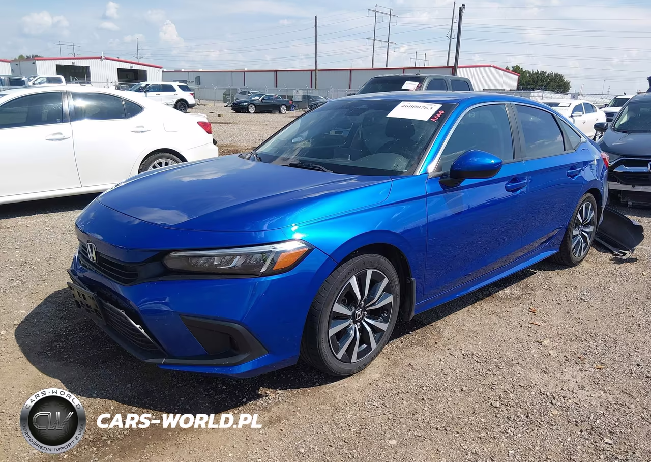 2022 Honda Civic Ex VIN:2HGFE1F73NH303624 - 2