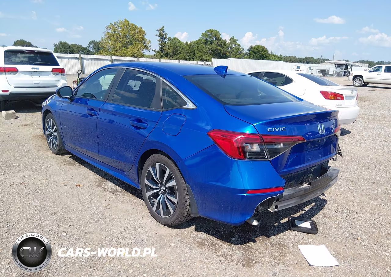 2022 Honda Civic Ex VIN:2HGFE1F73NH303624 - 3