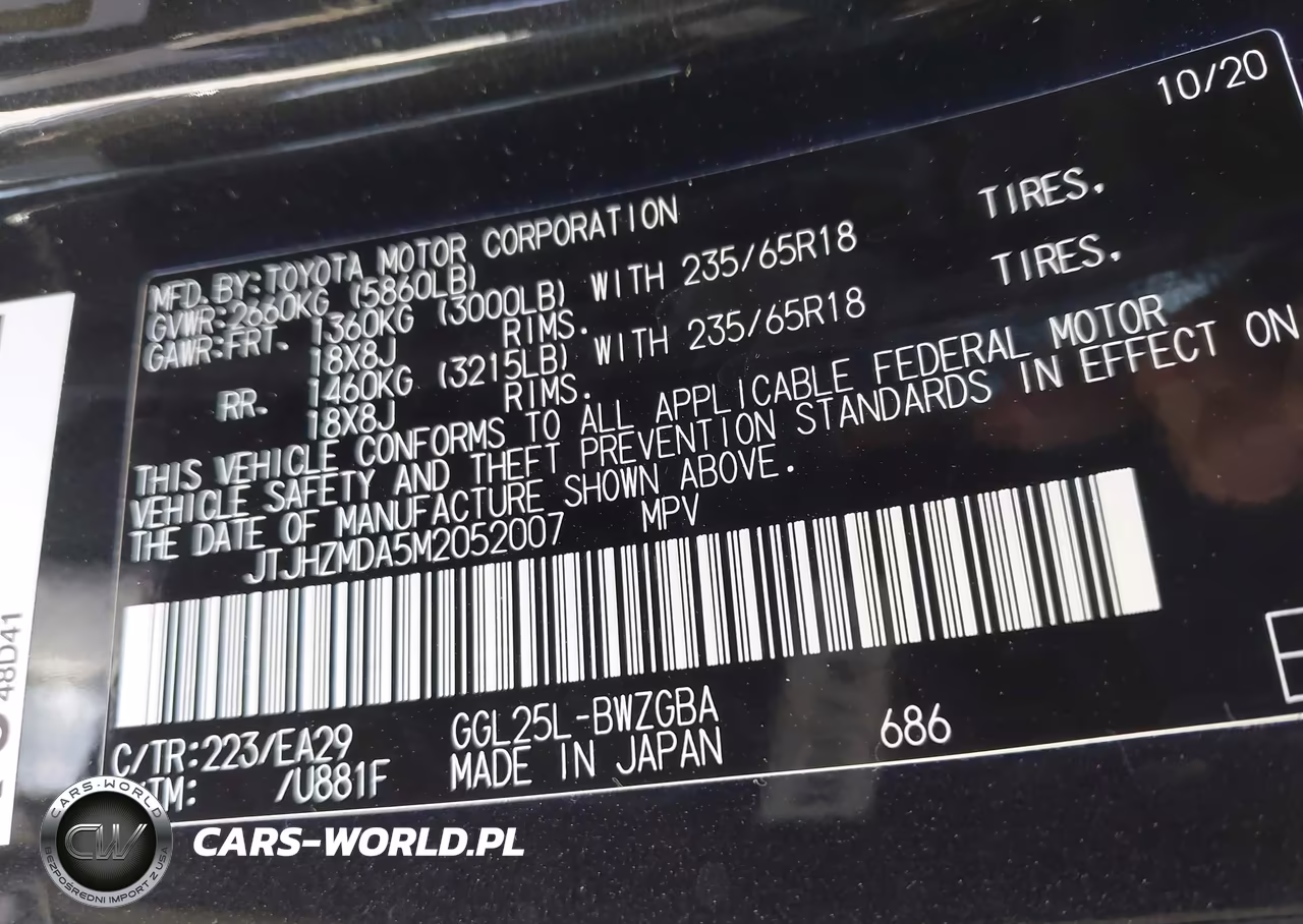 2021 Lexus Rx 350 VIN:JTJHZMDA5M2052007 - 9