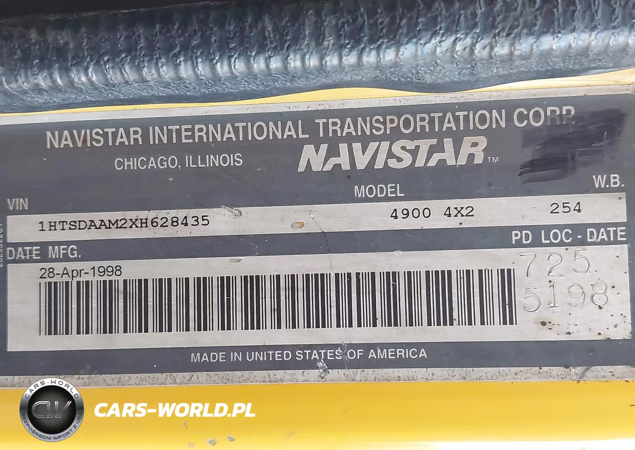 1999 International 4000 4900 VIN:1HTSDAAM2XH628435 - 8
